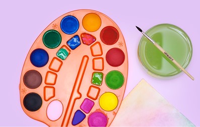 Aquarela com pincel Leo&Leo. Aquarela com pincel Leo&Leo.