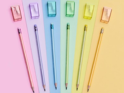 Apontador para lápis em diversas cores