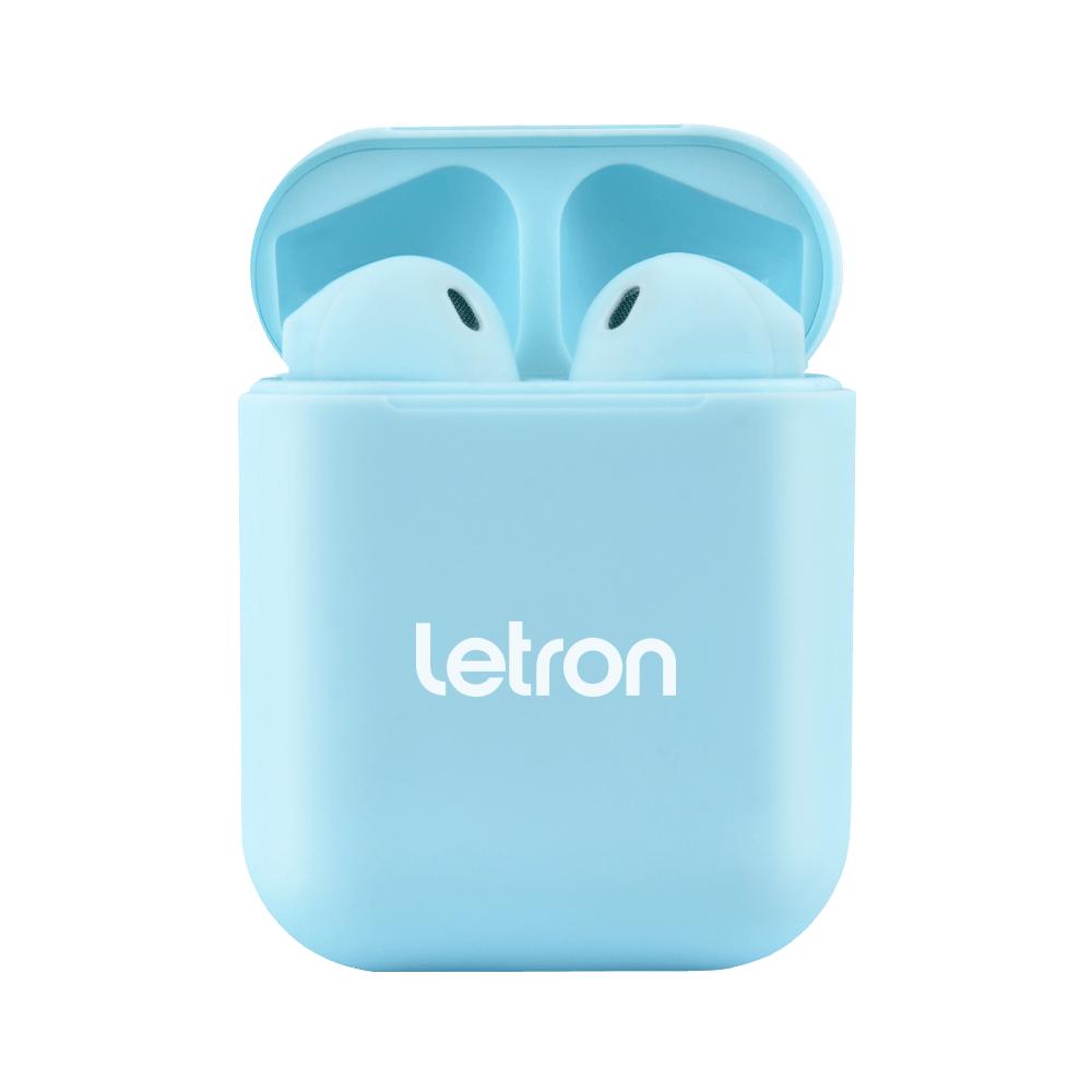Fone Sem Fio Box Azul Estereo Earbuds Case/Carregador Bluetooth Letron -  leonora